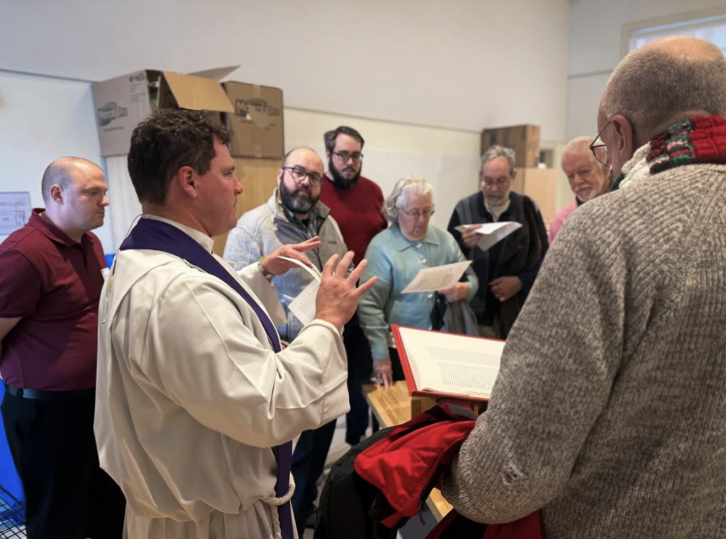 Parishioners at Christ & St. Luke’s engage with the Heritage Edition.